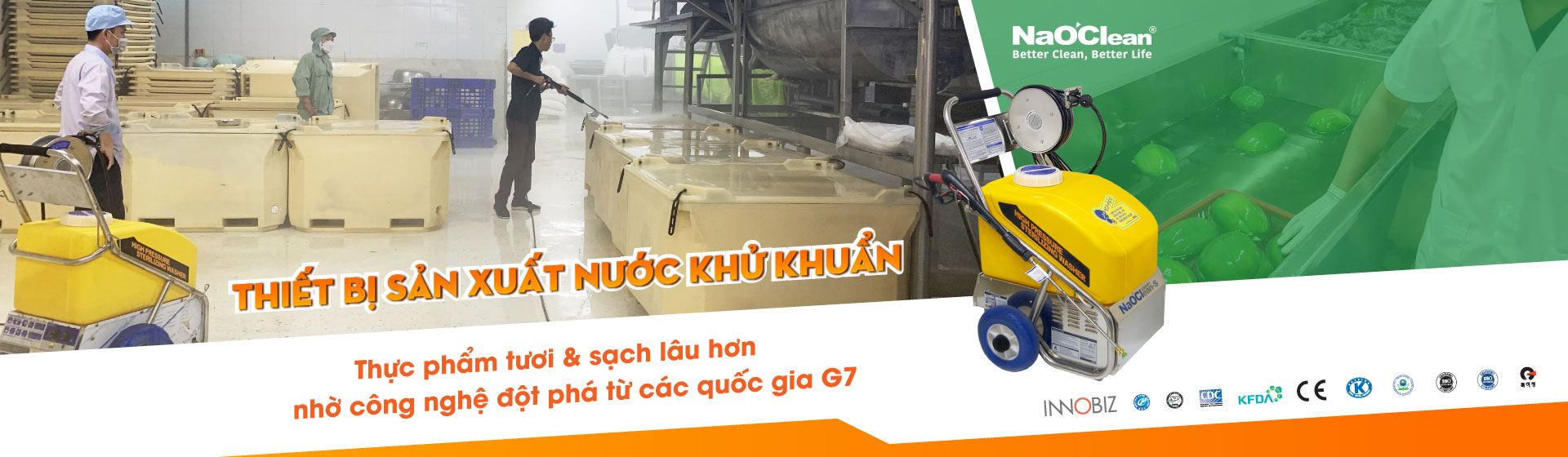 Thiết bị tạo nước khử khuẩn