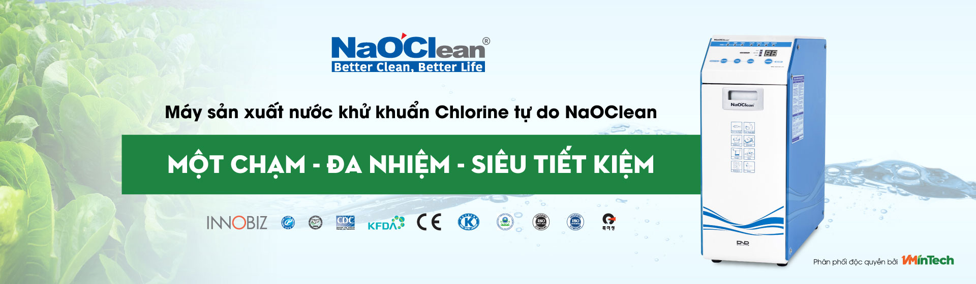 Máy sản xuất nước khử khuẩn NAOCLEAN
